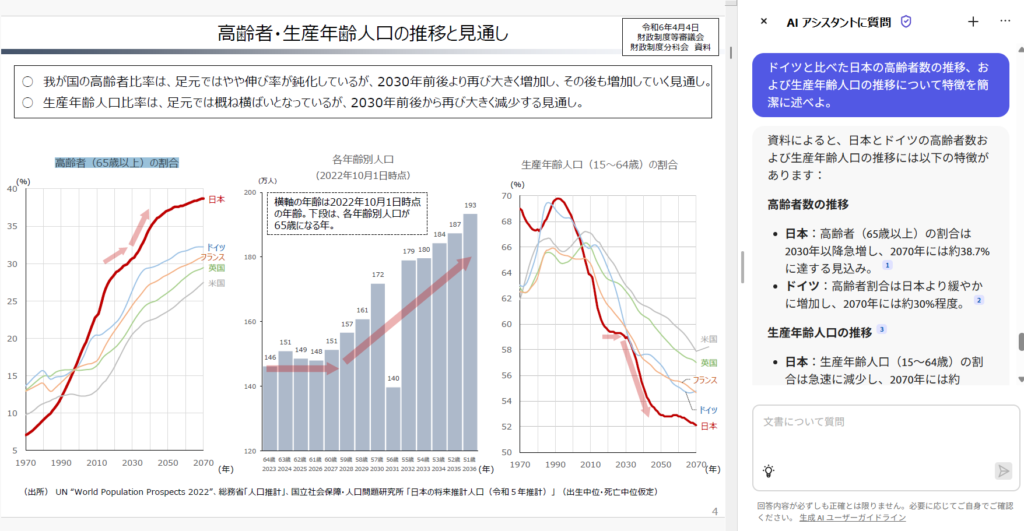 難読PDFの折れ線グラフ